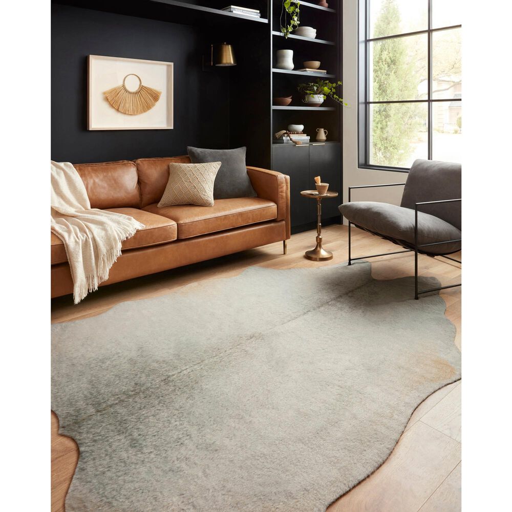 Loloi Grand Canyon 6&#39;2&quot; x 8&#39; Silver and Grey Area Rug, , large
