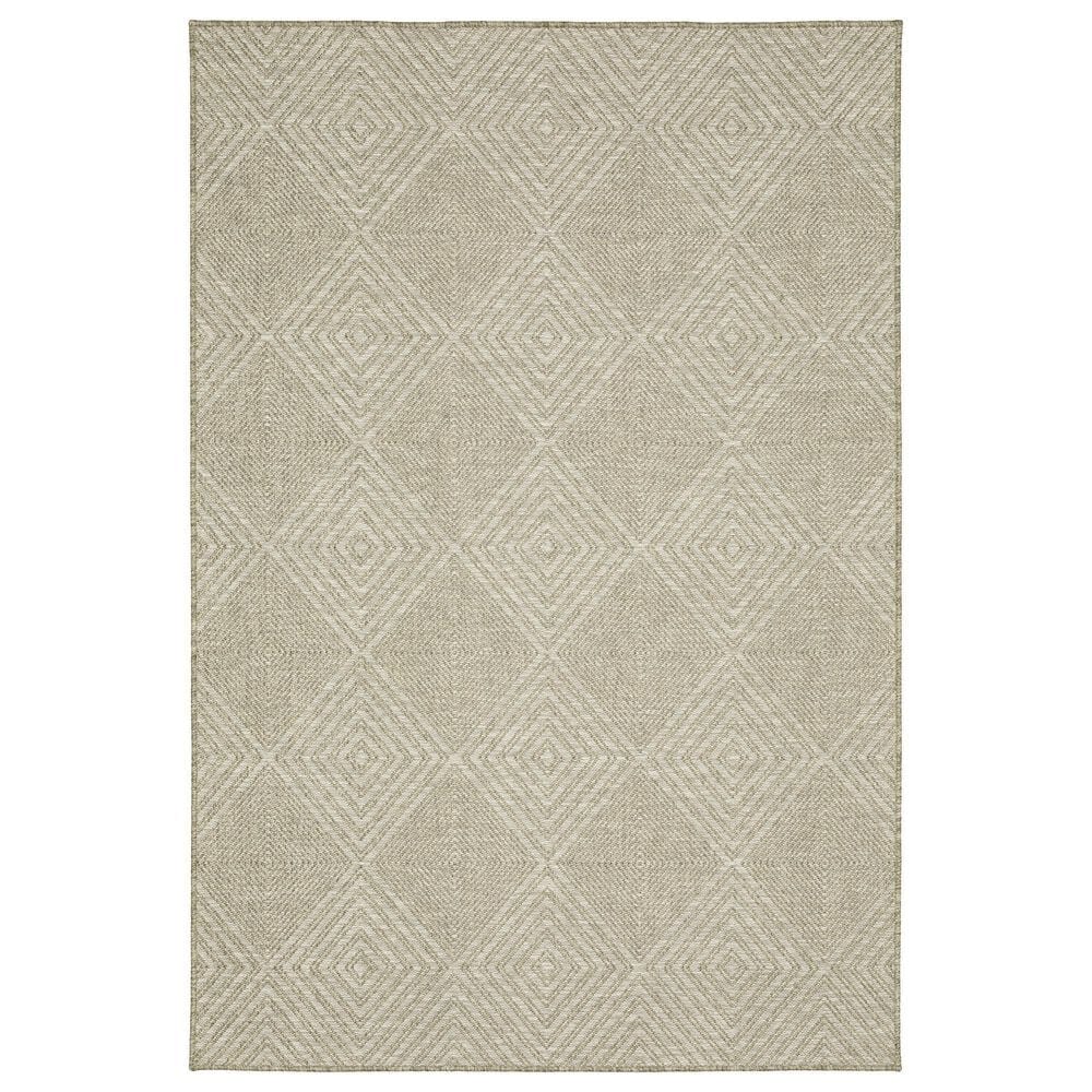 Oriental Weavers Tortuga TR05A 3"3" x 5" Beige Area Rug, , large