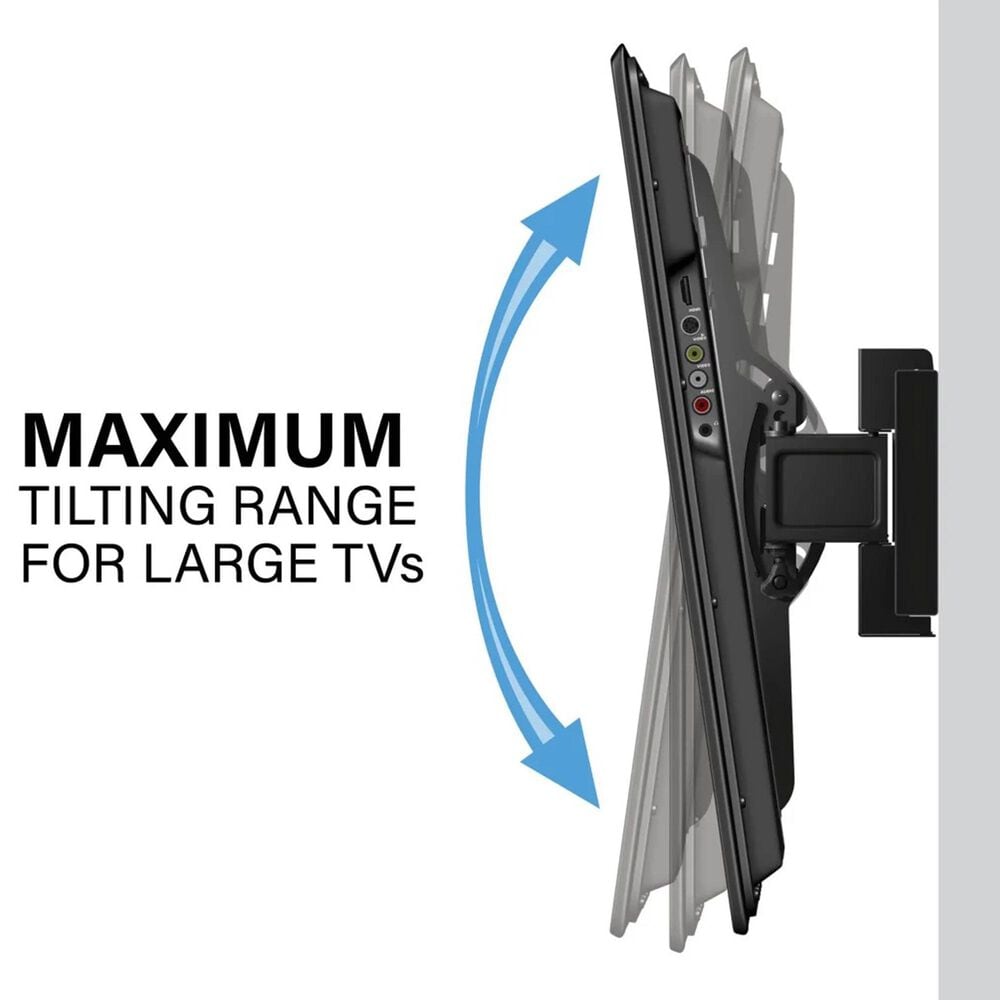 Sanus Extendable Tilting Wall Mount for 32" - 90" TVs in Black, , large