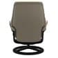 Stressless Sunrise Large Chair and Ottoman in Paloma Grey, , large