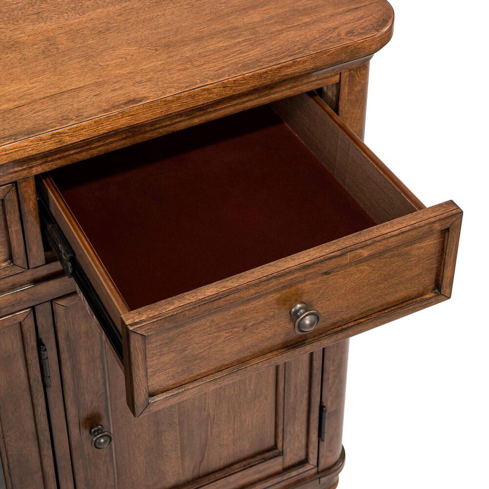 Belle Furnishings Harrison Heights Buffet in Sienna, , large