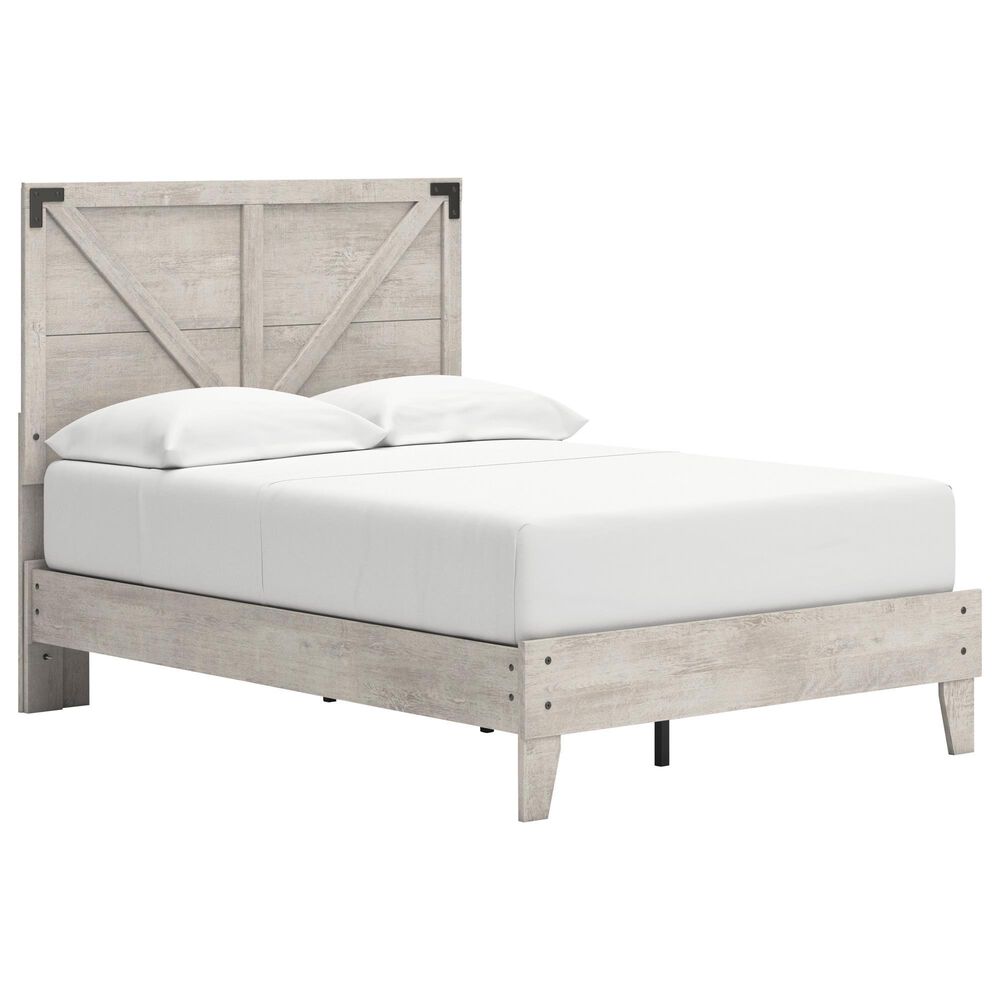 Ashley Shawburn Full Platform Bed in Gray, , large