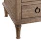 Hekman Chateaux 3-Drawer Chairside Chest in Brown, , large
