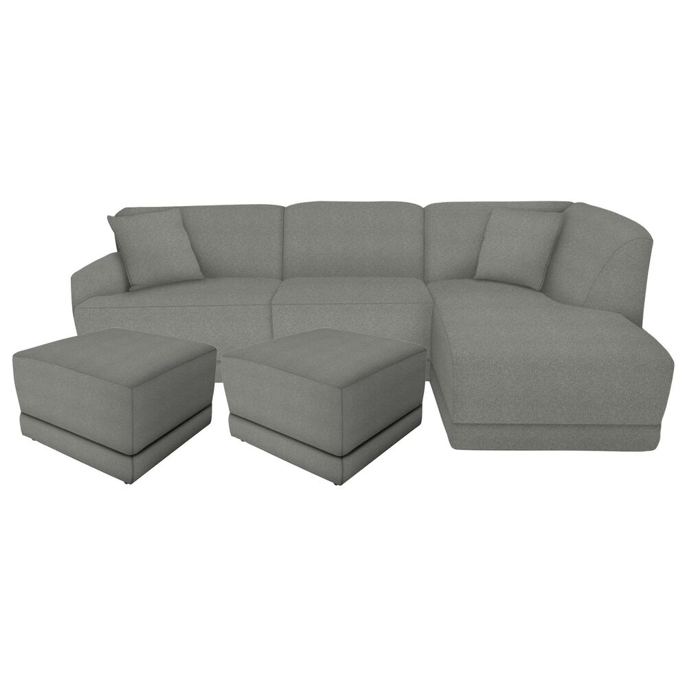 England Inc. Cole 4-Piece Sectional in Domain Dove, , large