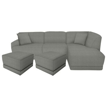 England Inc. Cole 4-Piece Sectional in Domain Dove, , large