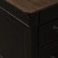 Liberty Furniture Meritage Junior Executive Desk in Aged Charcoal and Caramel, , large