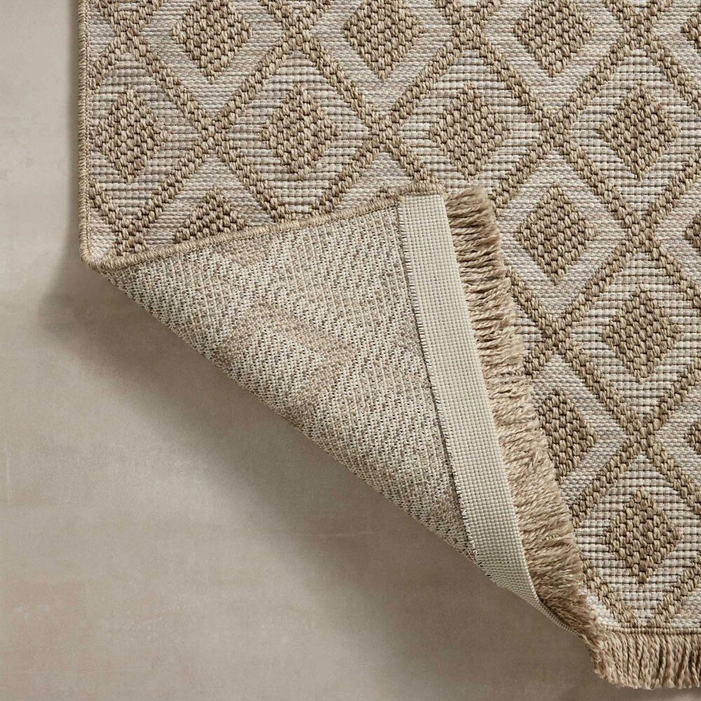 Loloi Dawn DAW-07 2&#39;3&quot; x 7&#39;7&quot; Natural Runner, , large