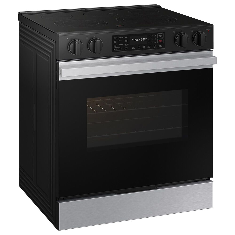 Samsung Bespoke Bespoke 6.3 Cu. Ft. Smart Slide-In Electric Range with Air Fry and Convection in Stainless Steel, , large