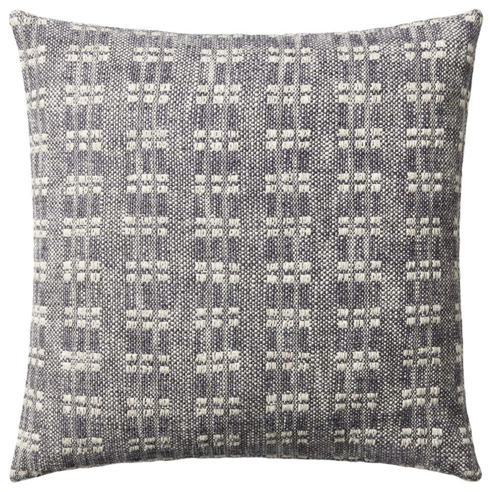 Loloi Bryn 22" Square Throw Pillow in Navy, , large