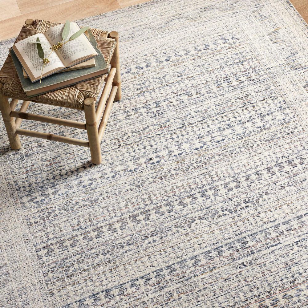 Amber Lewis x Loloi Zuma 7&#39;10&quot; x 10&#39; Ocean and Multicolor Area Rug, , large