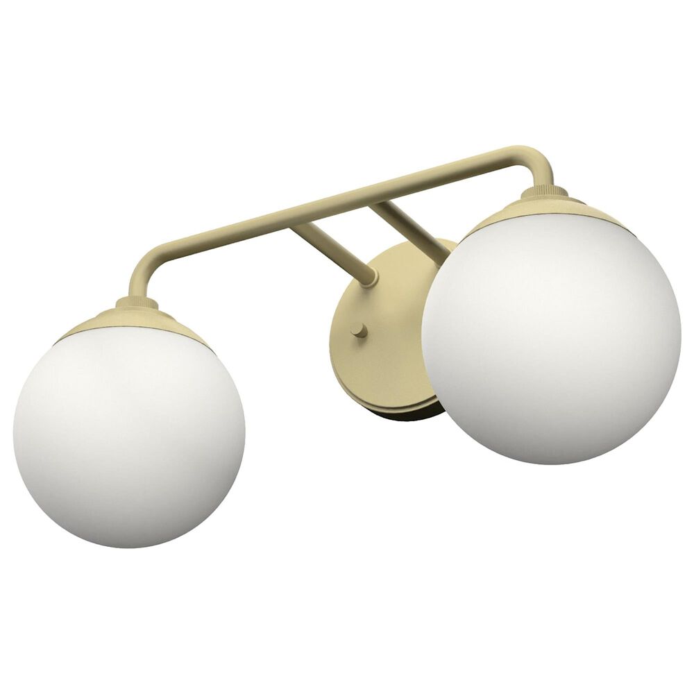 Hunter Hepburn 2-Light Vanity in Painted Modern Brass, , large