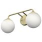 Hunter Hepburn 2-Light Vanity in Painted Modern Brass, , large