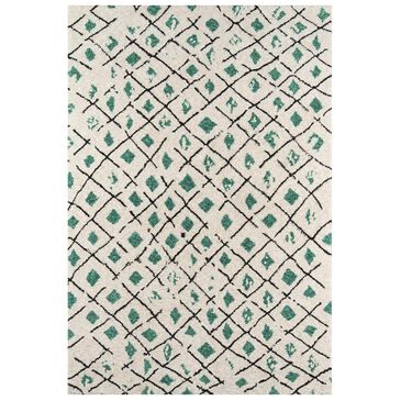Novogratz Bungalow BUN-2 7"6" x 9"6" Green Area Rug, , large