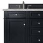 James Martin Vanities Brittany 60" Double Bathroom Vanity in Black Onyx with 3 cm Eternal Jasmine Pearl Silestone Top, Rectangular Sinks and FreePower Wireless Charger, , large