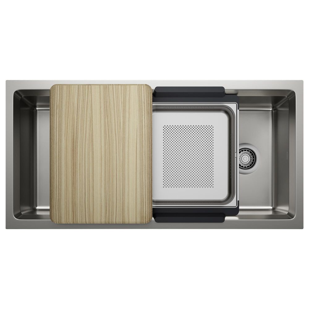 Blanco Inteos 39&quot; Undermount Single Bowl Kitchen Sink in Satin Polish, , large