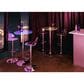 Lumisource Spyra Bar Table in Clear and Chrome - Table Only, , large