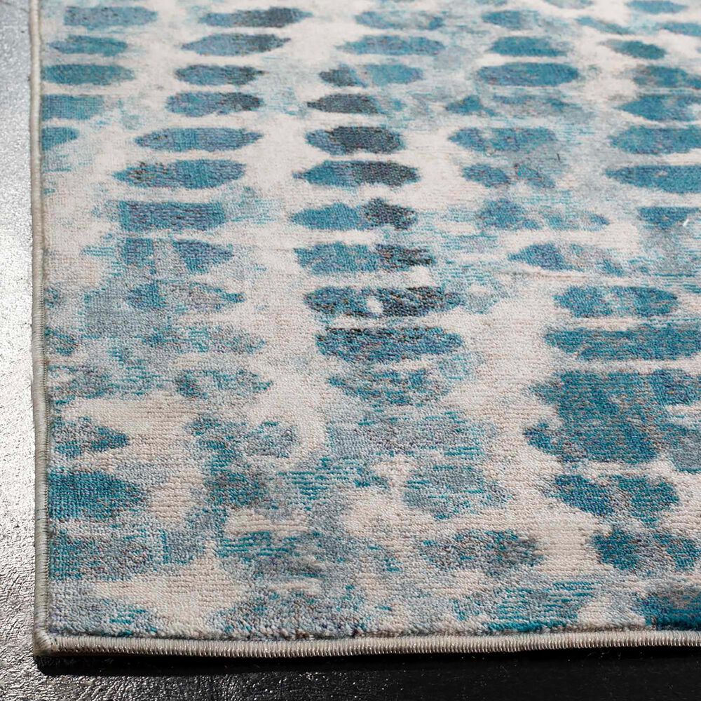 Safavieh Aria 6&#39;6&quot; Square Cream and Teal Area Rug, , large
