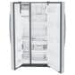 GE Appliances 23 Cu. Ft. Side by Side Refrigerator with Energy Star Certified in Fingerprint Resistant Stainless Steel, , large