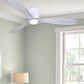 Minka-Aire Ventiara 52" LED Flush Mount Indoor/Outdoor Ceiling Fan in Flat White, , large