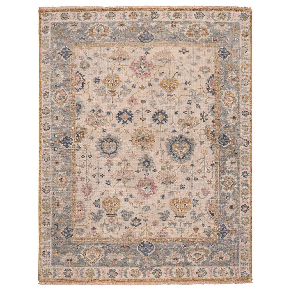 Capel Braymore Adelaide 2"6" x 9" Ivory and Slate Runner, , large