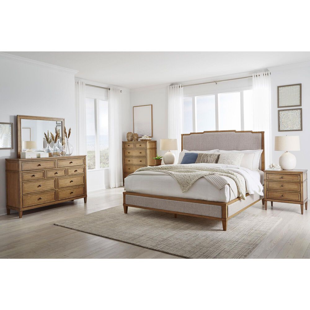 Ashley Sharlance 5-Piece California King Panel Bedroom Set in Light Brown, , large