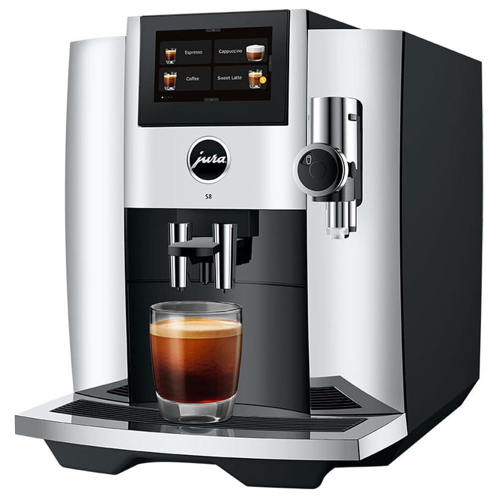 Jura S8 64 Oz Automatic Coffee Maker in Chrome, , large
