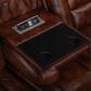 New Heritage Design Chester Power Reclining Sofa in Brown, , large
