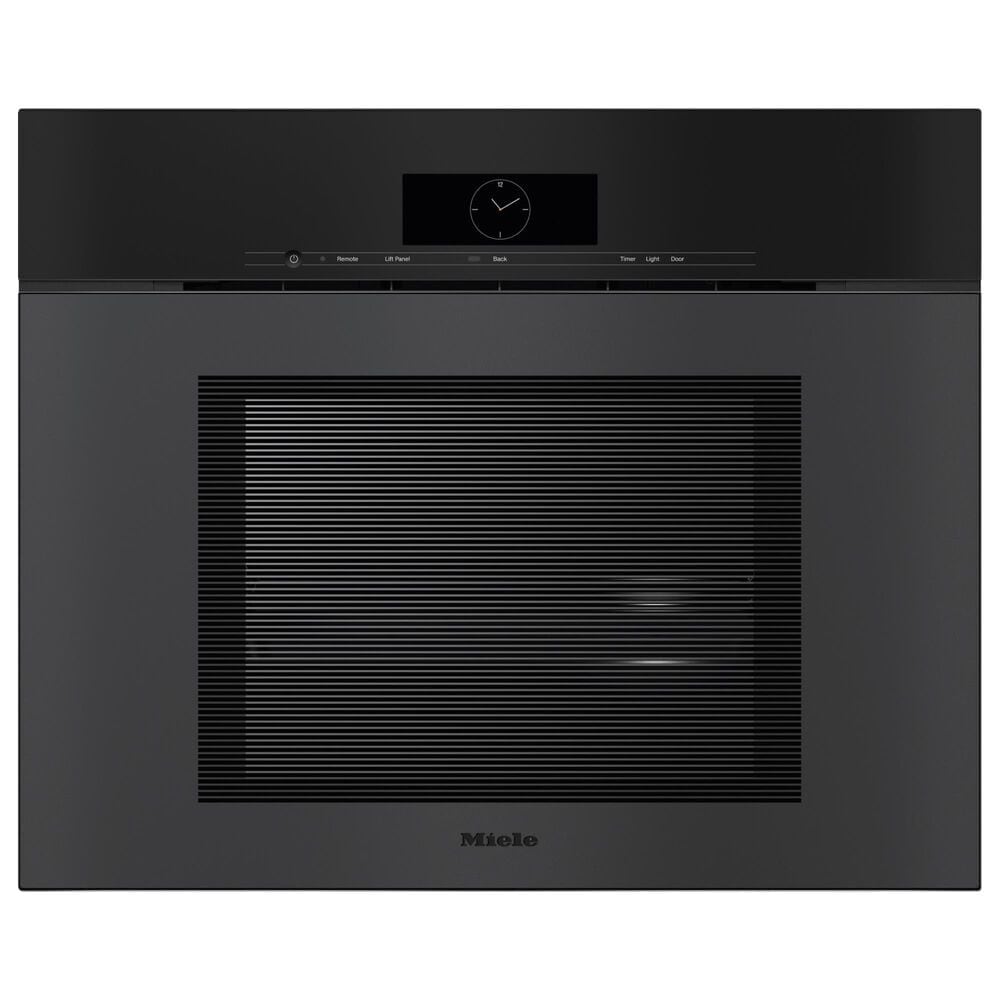 Miele 30" Combi Steam Single Electric Wall Oven in Obsidian Black Matte, , large