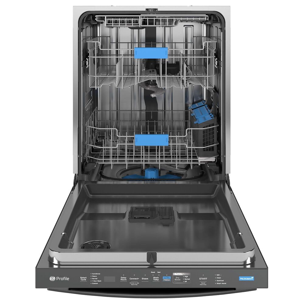 GE Profile 24&quot; Built-In Dishwasher with 42d BA in Fingerprint Resistant Black Stainless, , large