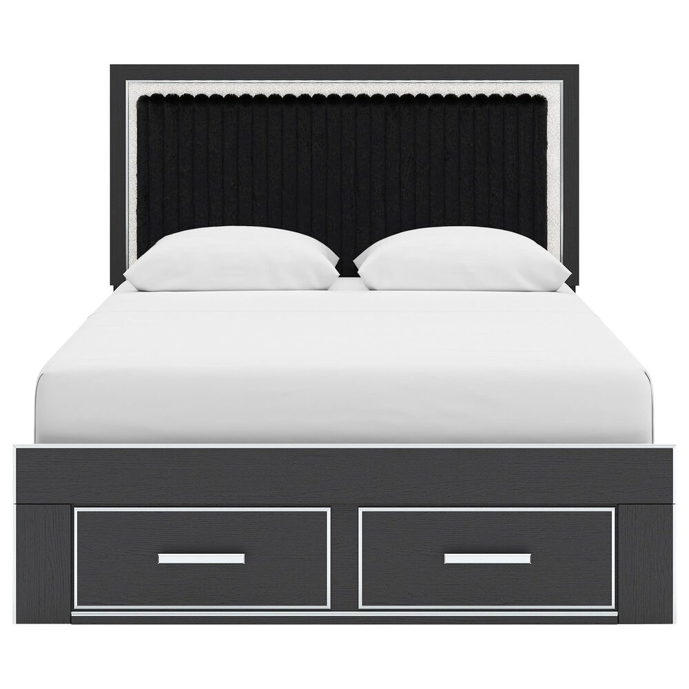 Ashley Zuraleus 5-Piece Queen Storage Bedroom Set in Matte Black, , large
