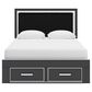 Ashley Zuraleus 5-Piece Queen Storage Bedroom Set in Matte Black, , large