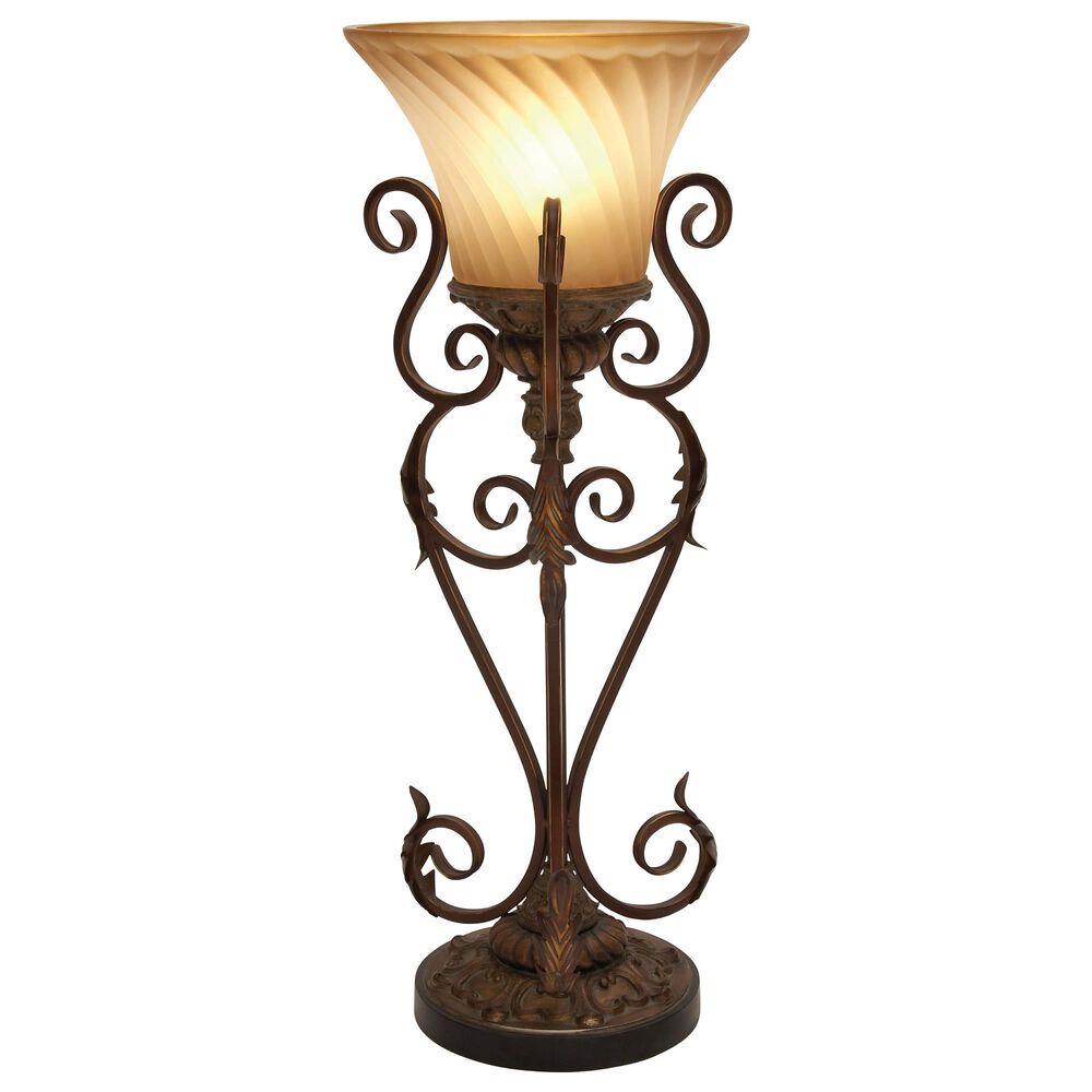Maple and Jade 29" Mediterranean Uplight in Dark Brown (Set of 2), , large