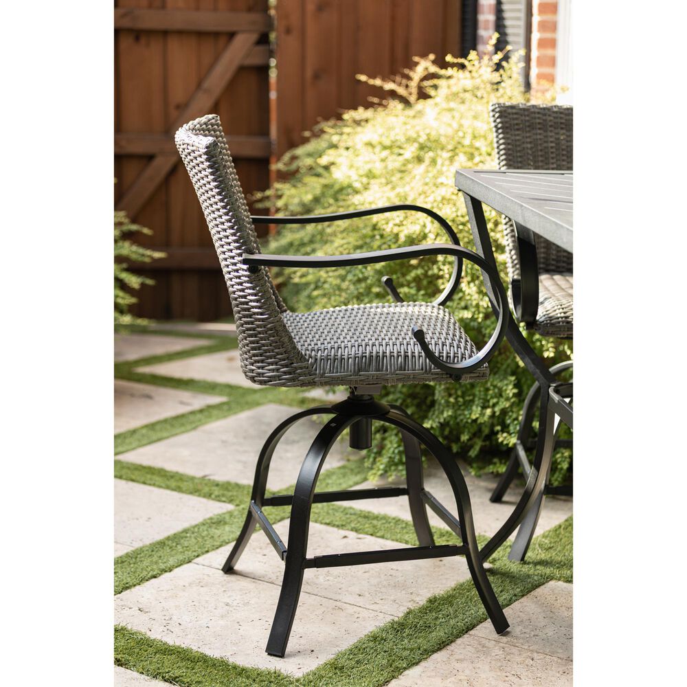 Four Seasons 5-Piece Bar Table Set in Black, , large