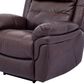 Blue River Marcel Manual Recliner in Dark Brown, , large