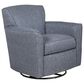 Flexsteel Kingman Swivel Glider Chair in Denim, , large
