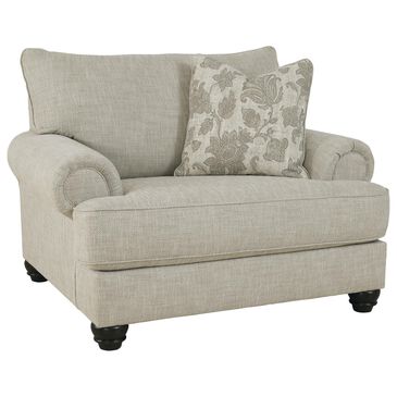 Signature Design by Ashley Asanti Oversized Chair and a Half in Fog, , large