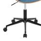 Lumisource Vintage Mod Office Chair with Blue Cushion in Walnut and Black, , large