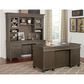 Wycliff Bay Carson Credenza Desk with Hutch in Weathered Dove, , large