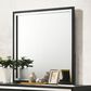 Coaster Lucia 6-Drawer Dresser and Mirror in Black and Chrome, , large