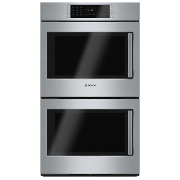 Bosch 30" Benchmark Series Double Wall Oven Left Swing Door, , large
