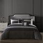 BEBEJAN Kyle 5-Piece Queen Comforter Set in Black and Grey, , large
