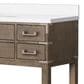 Lexora Home Norwalk 48" Single Bathroom Vanity in Grey Oak with White Cultured Marble Top and Rectangular Sink, , large