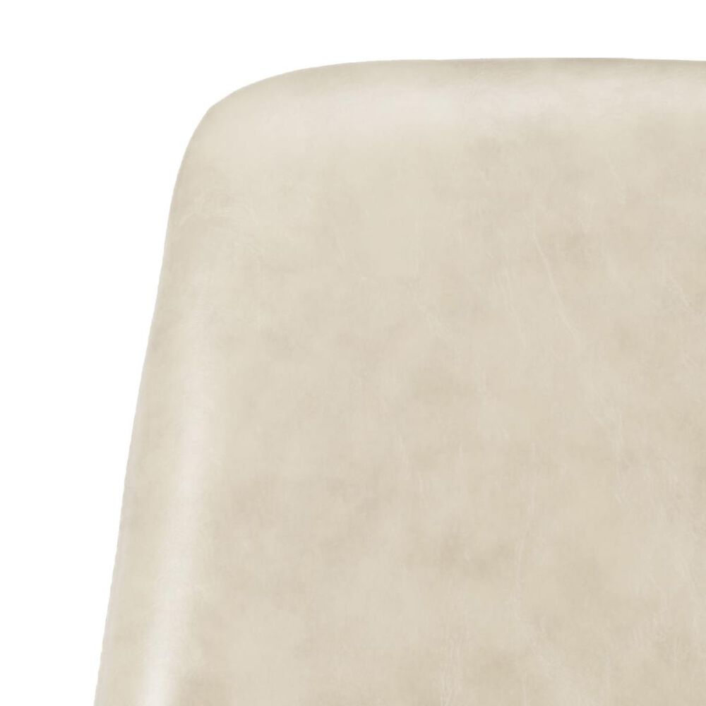 Safavieh Fletcher Swivel Office Chair in Beige/Chrome, , large
