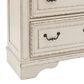 Ashley Realyn 4-Piece Queen Upholstered Bed Set in Chipped White, , large