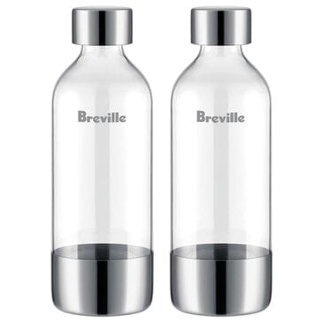Keystone InFizz 1-Liter Bottles for Carbonated Drinks in Brushed Stainless Steel (Set of 2), , large