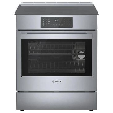 Bosch Benchmark 30" Slide-in Electric Induction Range in Stainless Steel, , large