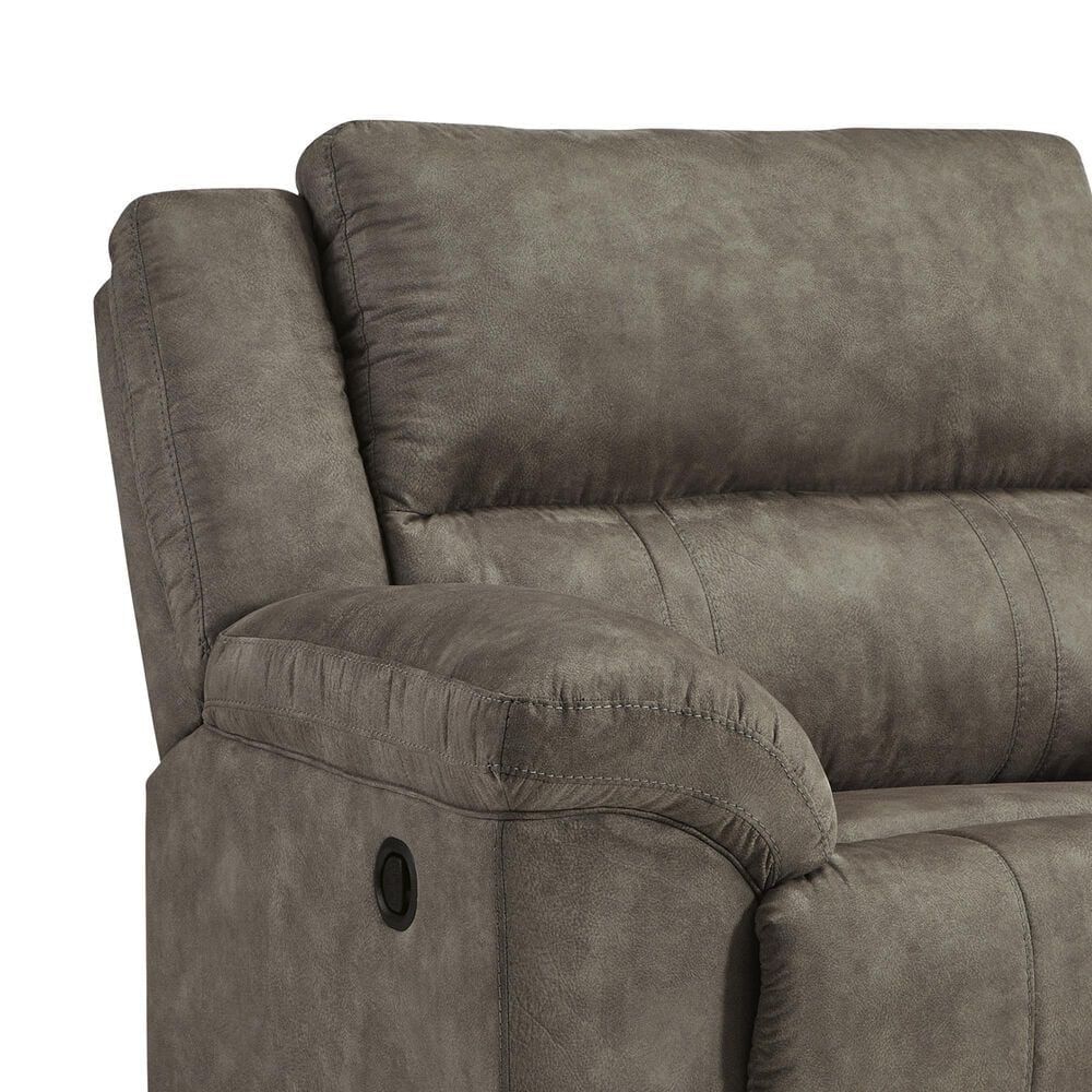 Ashley Laresview Manual Zero Wall Wide Seat Recliner in Fossil, , large