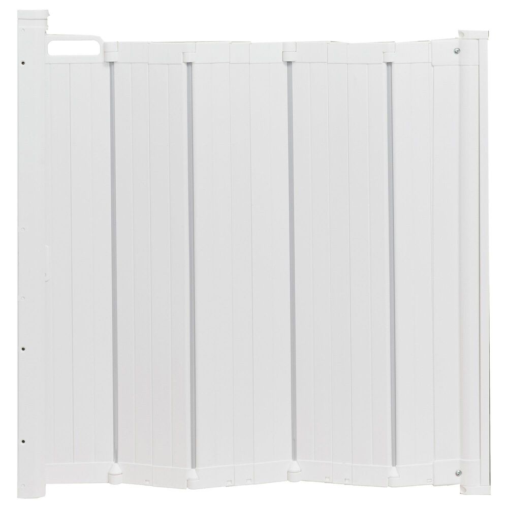 LA Baby BabyDan Guard Me 22" - 45" Auto Retractable Safety Gate in White, , large