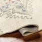 Surya Vivianne 2" x 3" Ivory, Dusty Sage, Brick Red and Dark Blue Area Rug, , large