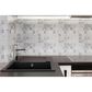 MS International Eden Statuary 2" x 2" Straight Edge on 12" x 12" Porcelain Mosaic Sheet, , large